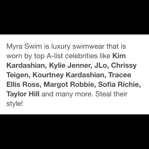 Myra Swim bandeau top.. size small - Picture 4 of 4